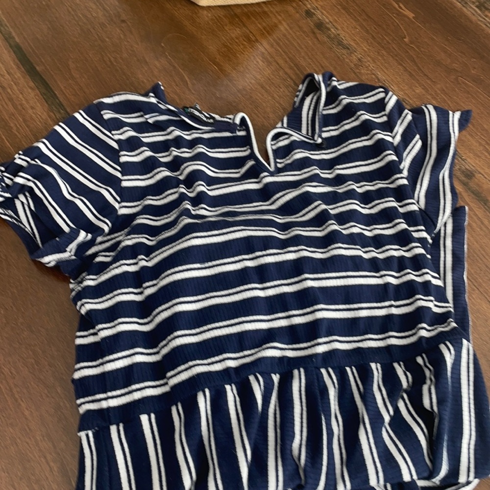 Striped romper
